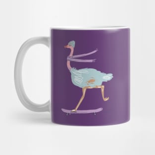 Ostrich Skater Mug